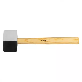 GUMIKALAPÁCS  58MM/450G FEK-FEH. FANYELÜ NEO TOOLS