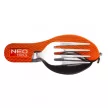 TÁBORI KEMPING ZSEBKÉS 10CM 4:1-BEN ALU. NEO TOOLS