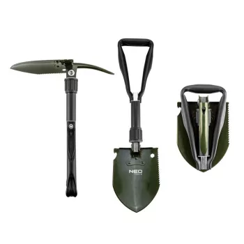ÖSSZECSUKHATÓ TÁBORI ÁSÓ+4 SZERSÁM TOKKA NEO TOOLS