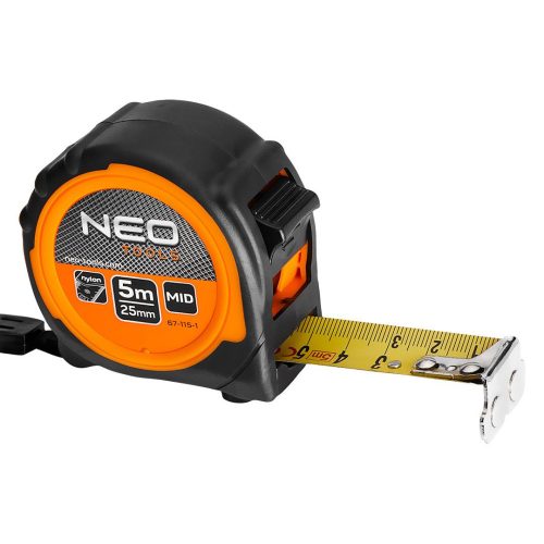 MÉRŐSZALAG   5M/25MM   MÁGNESES NEO TOOLS