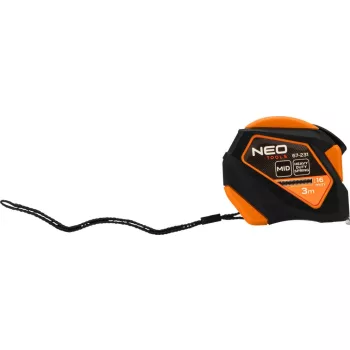 MÉRŐSZALAG 3M/16MM ACÉL MÁGN.AUTOS.+RÖGZ NEO TOOLS