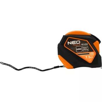 MÉRŐSZALAG 7,5M/25MM ACÉL MÁGN.AUTO.RÖGZ NEO TOOLS
