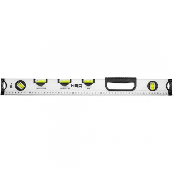 VÍZMÉRTÉK 60CM 5LIBELL. 2FOGANTYÚS SPEC. NEO TOOLS