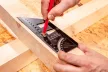 DERÉKSZÖG VONALZÓ SZÖGMÉRŐ 3D JELÖLŐ SABLON ALU NEO TOOLS