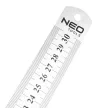 VONALZÓ MŰSZAKI 300 MM ROZSDAMENTES ACÉL NEO TOOLS