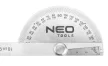 SZÖGMÉRŐ VONALZÓVAL  100 MM ROZSDAMENTES NEO TOOLS
