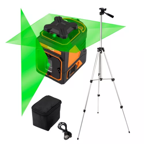 LÉZERES SZÍNTEZŐ 30M 360" TOK,TRIPOD 1,5 NEO TOOLS