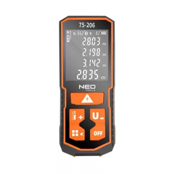 LÉZERES TÁVOLSÁGMÉRŐ 100 MÉTERIG   IP54 NEO TOOLS