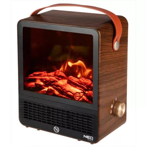 ELEKTROMOS LÁTVÁNYKANDALLÓ, 850/1500W, TERMOSZTÁT, HŐKIOLDÓ