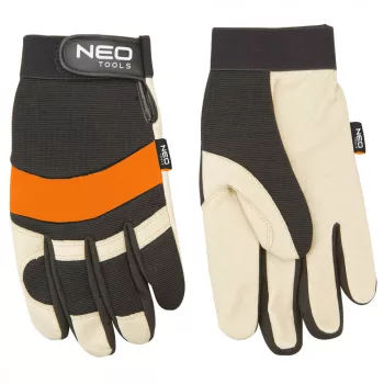   VÉDŐKESZTYŰ   BŐR   10"   KAT 1  TÉPŐZÁR NEO TOOLS
