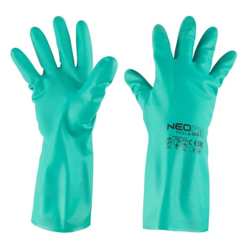 VÉDŐKESZTYŰ VEGYILEG ELLENÁLLÓ 7" NITRIL NEO TOOLS